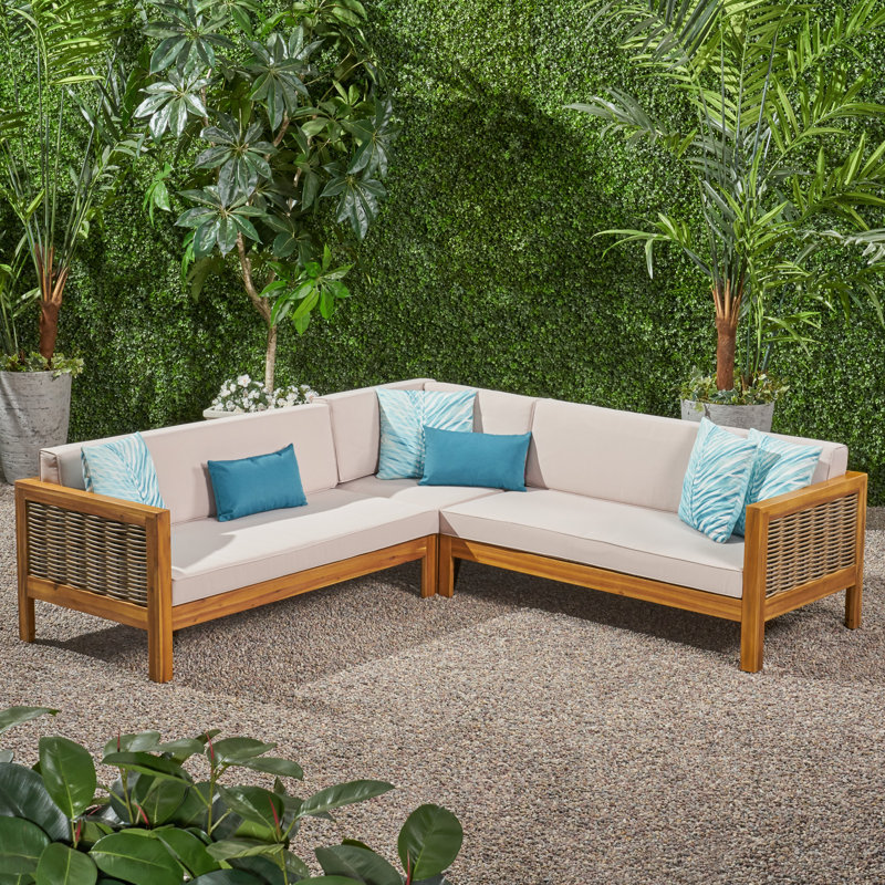 Outdoor sectional corner cushions best sale